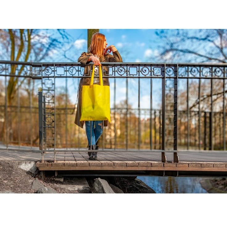 Torba na zakupy z długimi uszami do nadruku